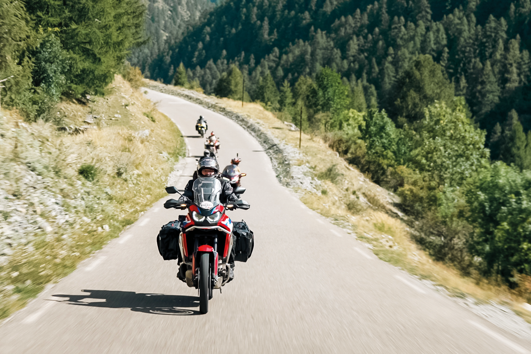 Road trip moto dans le Mercantour avec la Honda Goldwing 1800